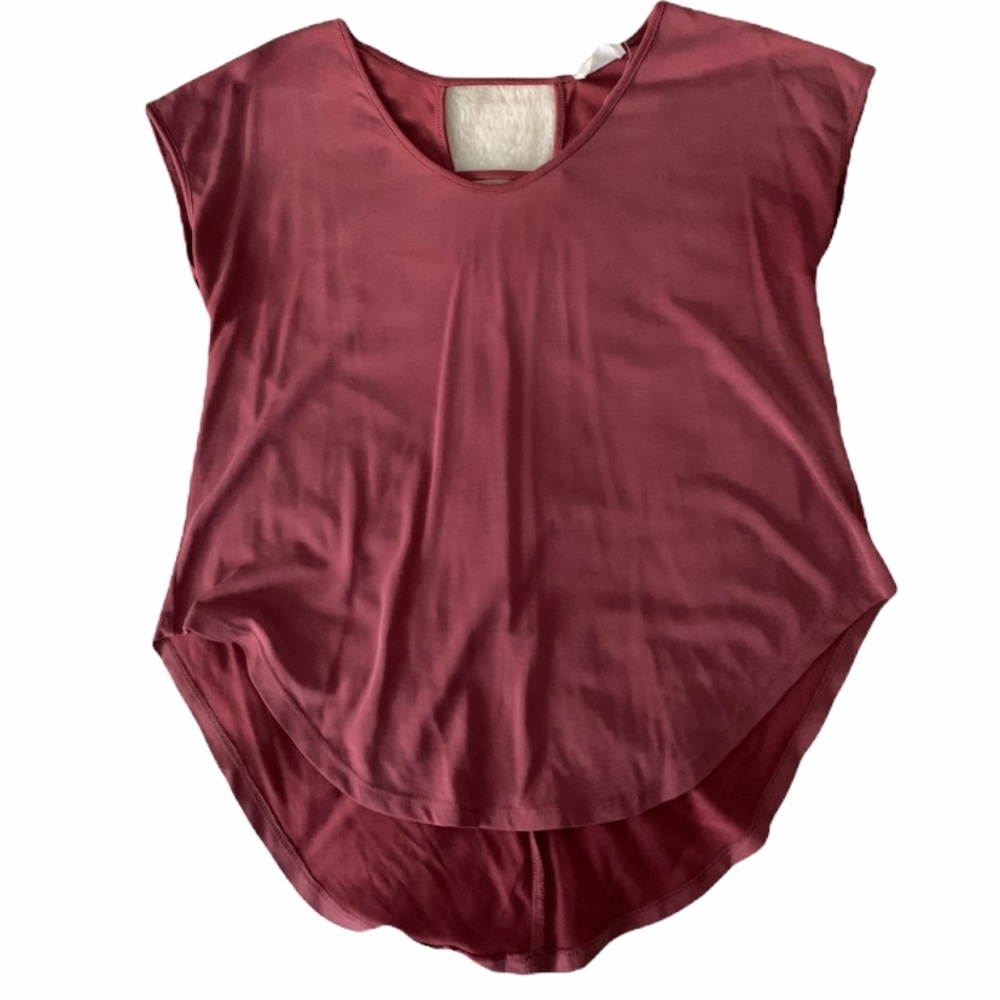 Rose coloured loose fit T-shirt